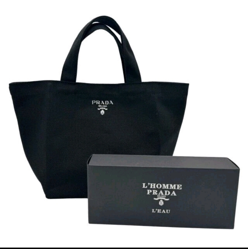 NIB Prada L’Homme Mini Canvas Tote - Novelty - Picture 4 of 4